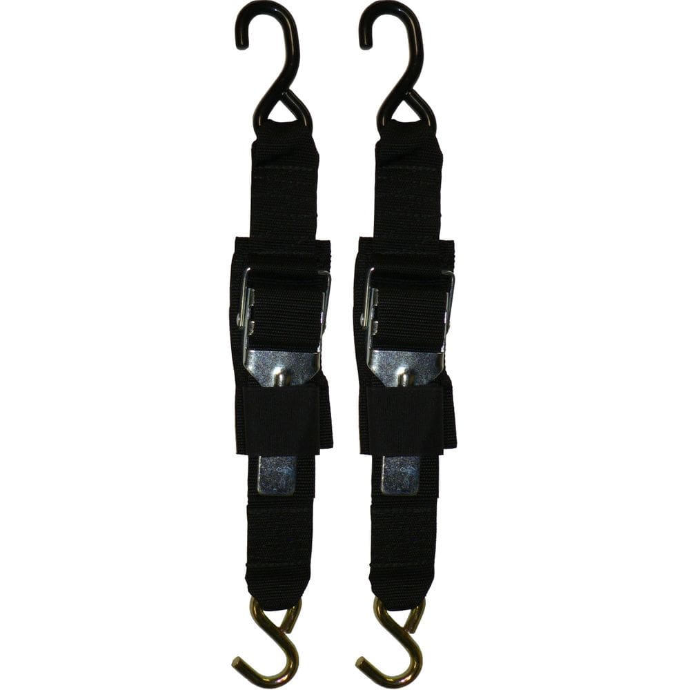 Par de fivela de remo Trailer Tie-Downs Rod Saver de 2 polegadas (1,8 m)