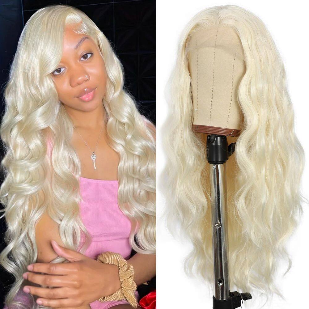 Peruca SAPPHIREWIGS longa loira de renda sintética frontal 613