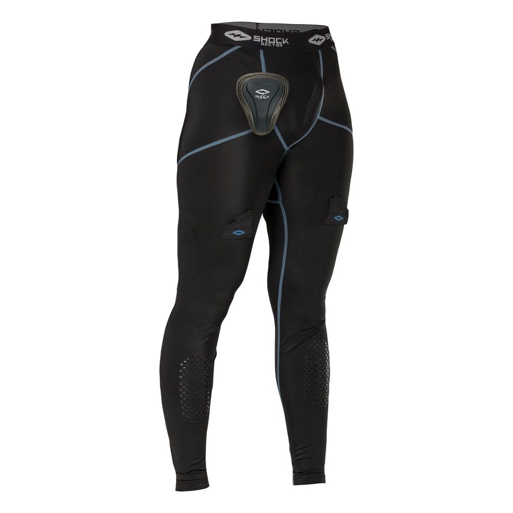 Calça de compressão de hóquei com protetor pélvico Shock Doctor