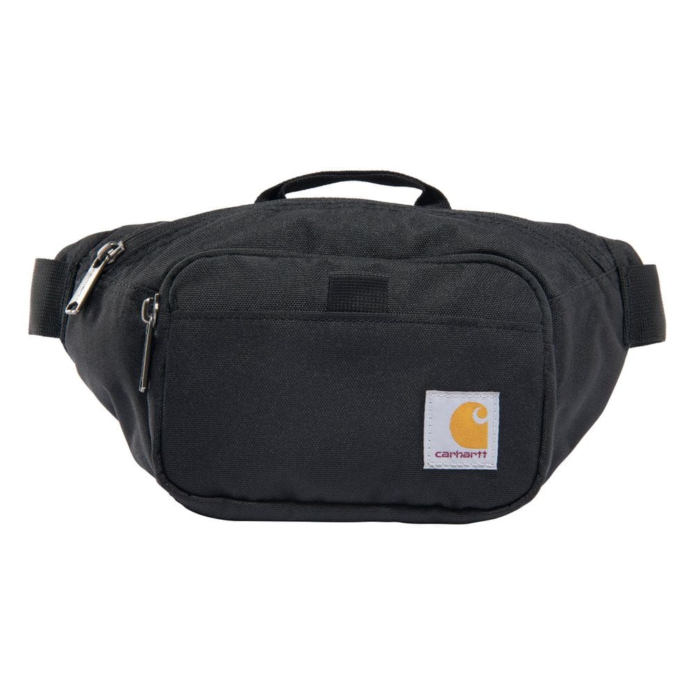 Hip Pack Carhartt, cintura ajustável, resistente à água, preta