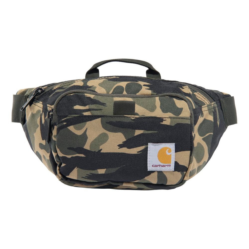 Hip Pack Carhartt, cintura ajustável, resistente à água, camuflagem de pato