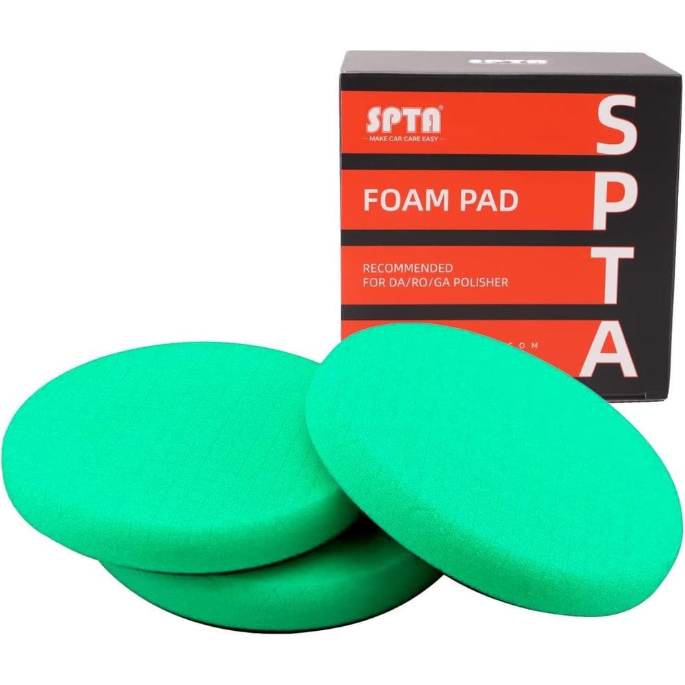 Almofadas de polimento SPTA Green Heavy Cut Pad 125 mm 3 unidades