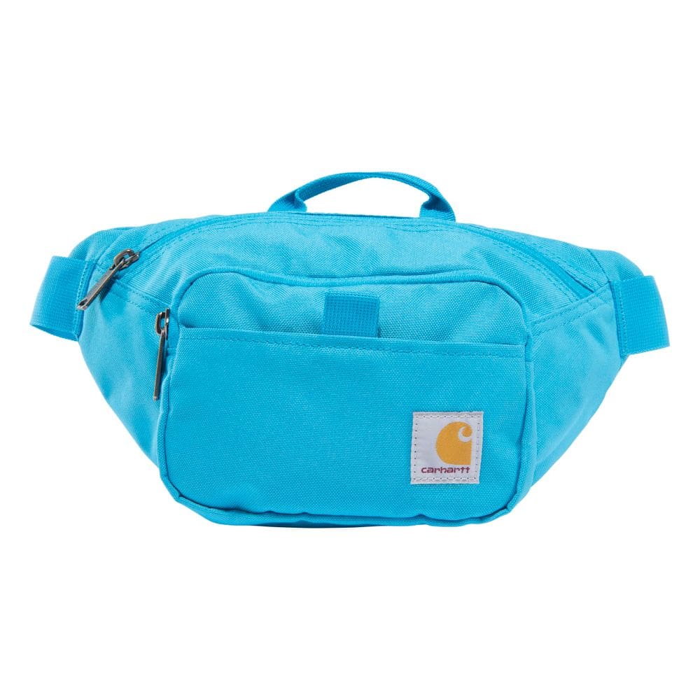 Hip Pack Carhartt, cintura ajustável, resistente à água, azul