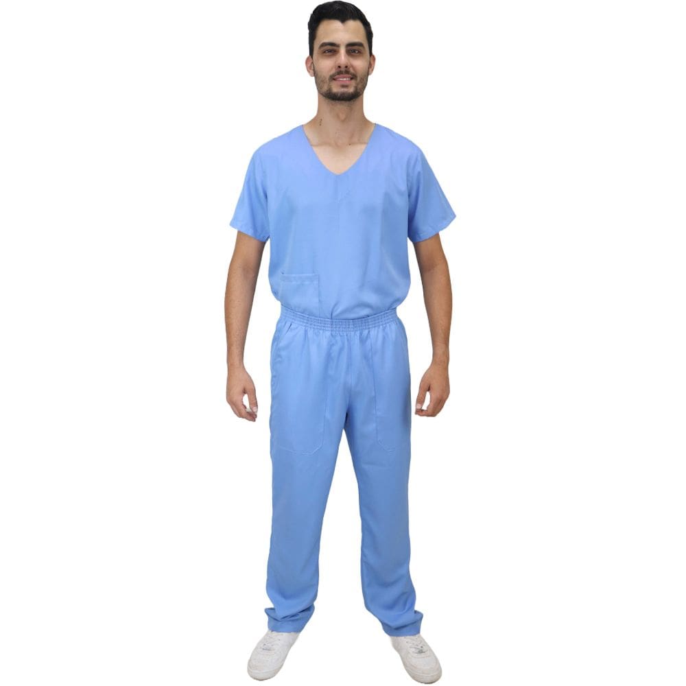 Pijama Cirúrgico em Gabardine com Bolso