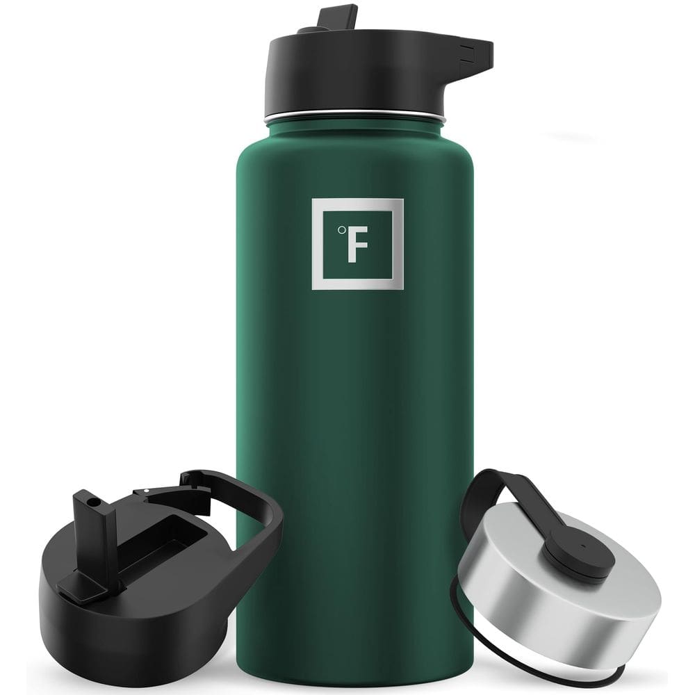 Garrafa de água IRON °FLASK Camping & Hiking 960 ml Dark Pine