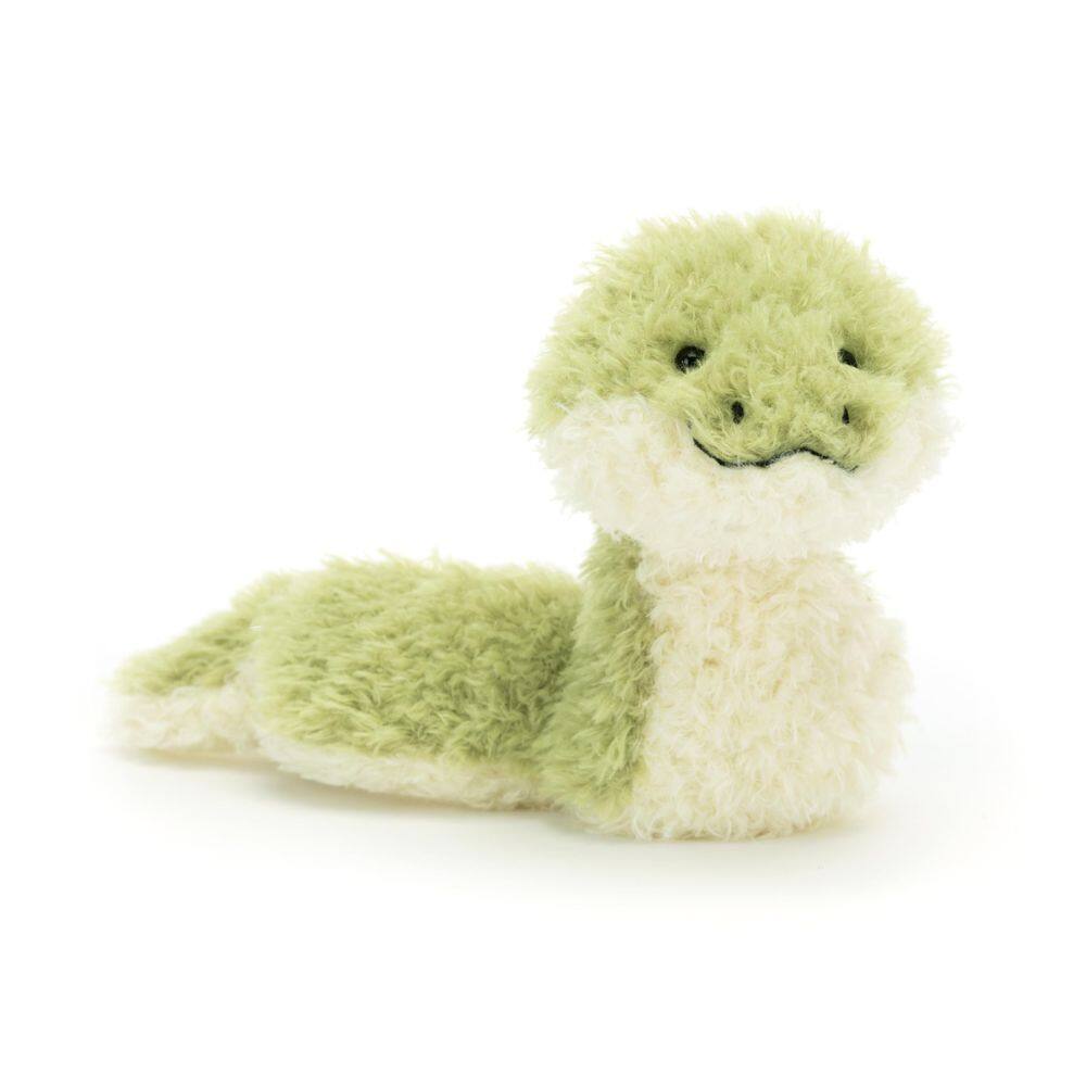 Brinquedo de pelúcia Jellycat Little Snake de 20 cm para répteis