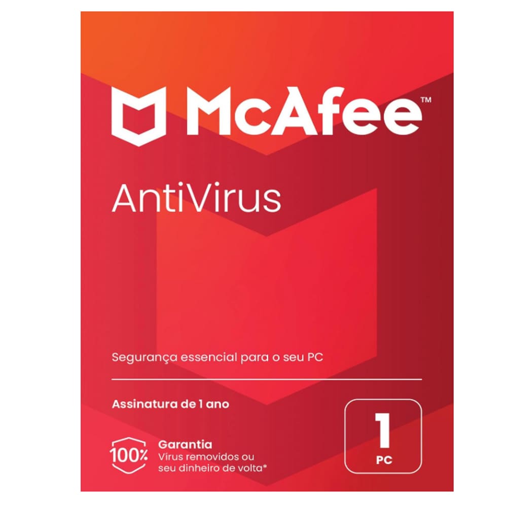 Antivírus MC AFEE 1 Box MACF0001-BOX
