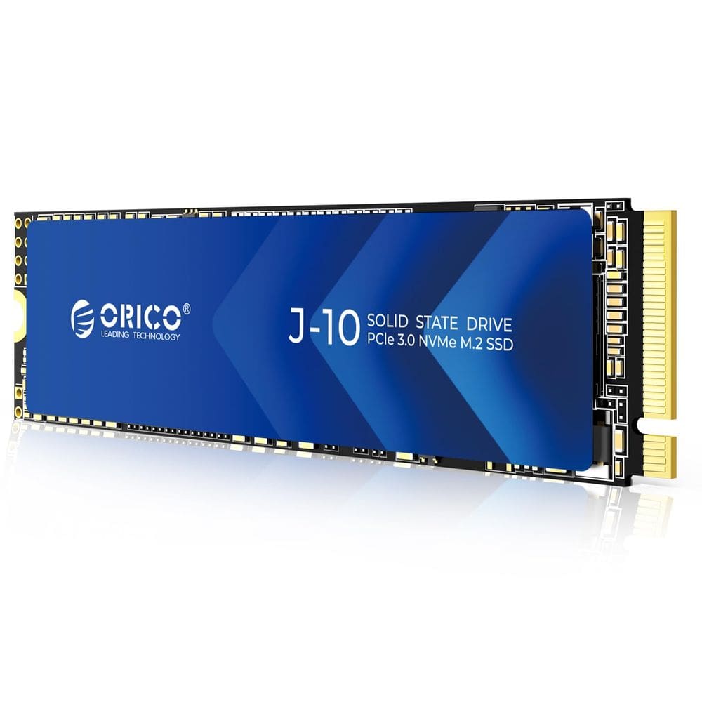 SSD ORICO NVMe 2TB M.2 com dissipador de calor PCIe Gen3x4 2280 J10