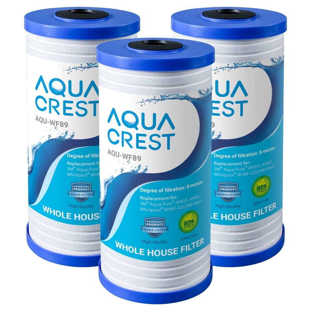 Substituição do filtro de água AQUA CREST AP810 para 3M Aqua-Pure