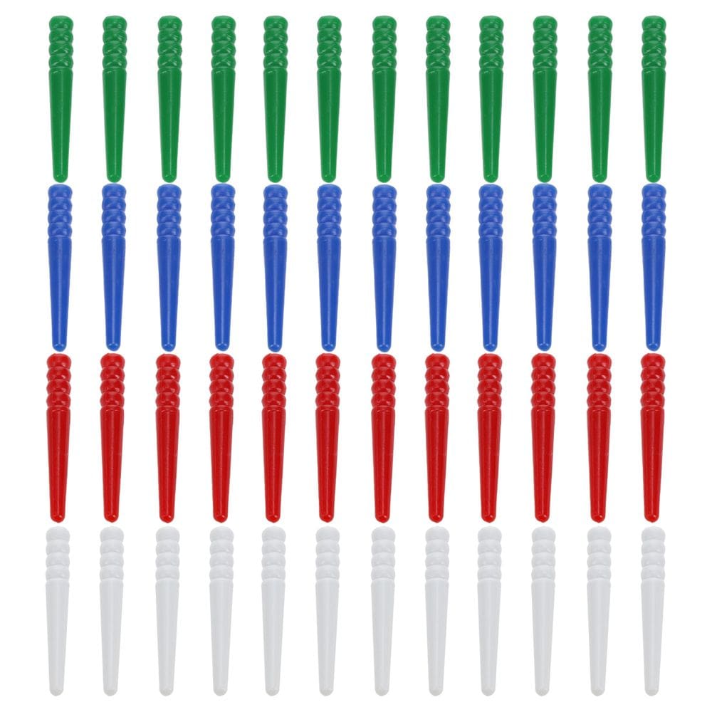 Cribbage Pegs WE Games 48 de plástico padrão com design cônico