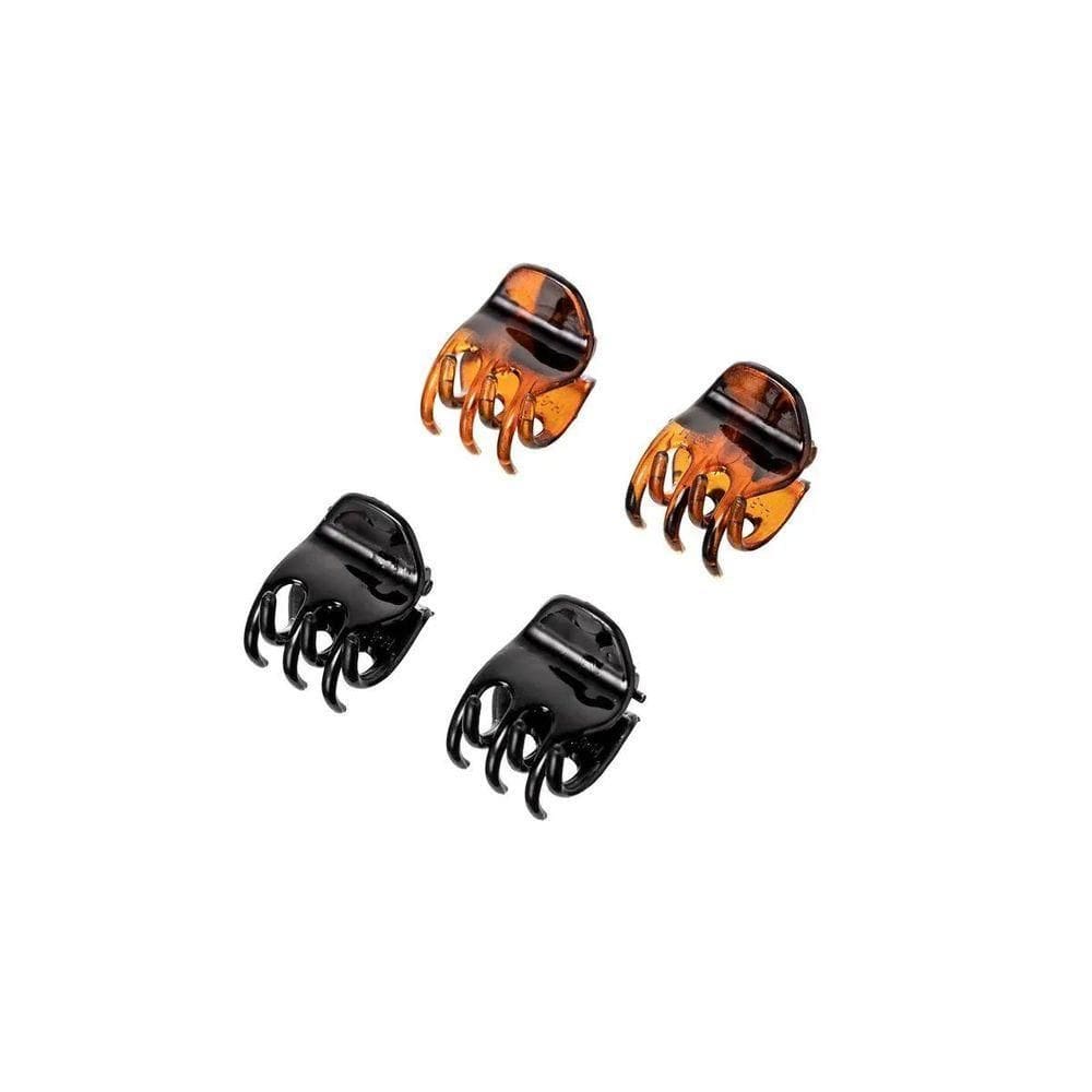 Kit Piranhas De Cabelo diversas 4 Unidades Proart Versatilidade Para Todos Os Tipos De Cabelo