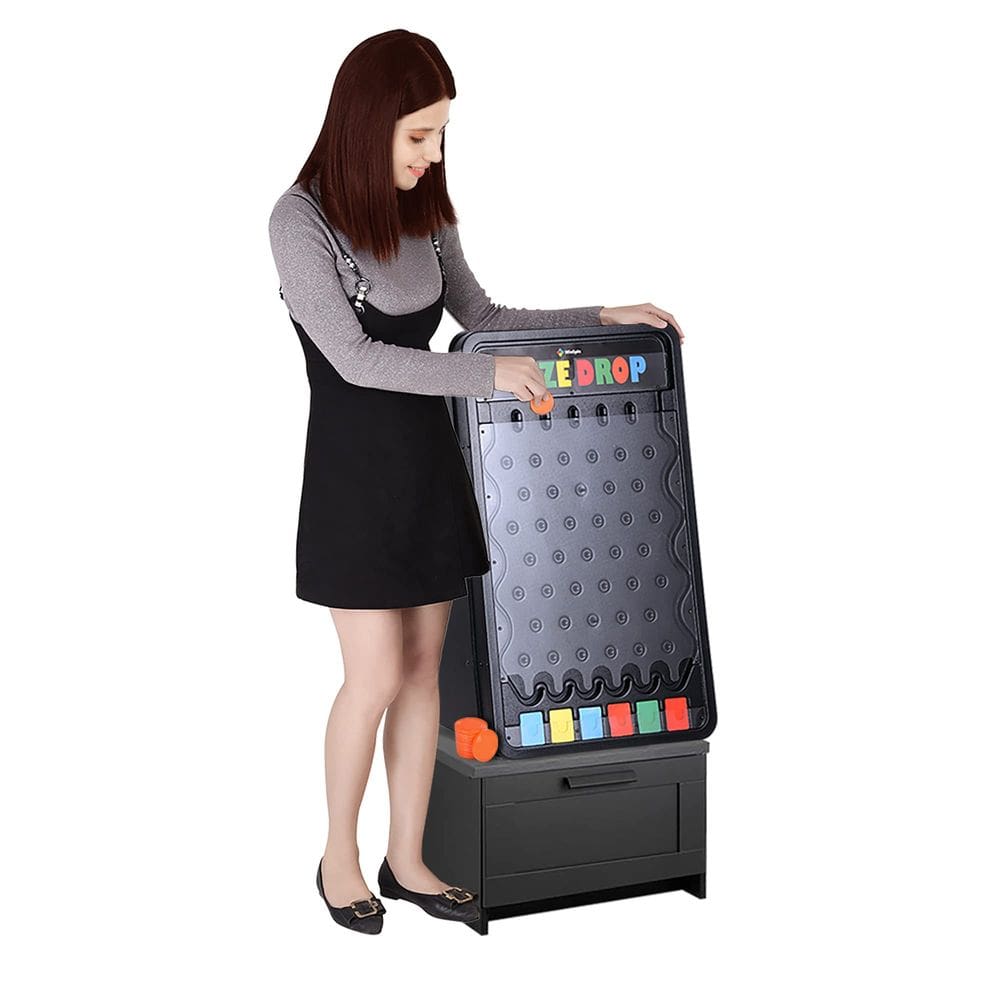 Jogo de tabuleiro Prize Drop WinSpin 30 com 10 discos e 6 slots