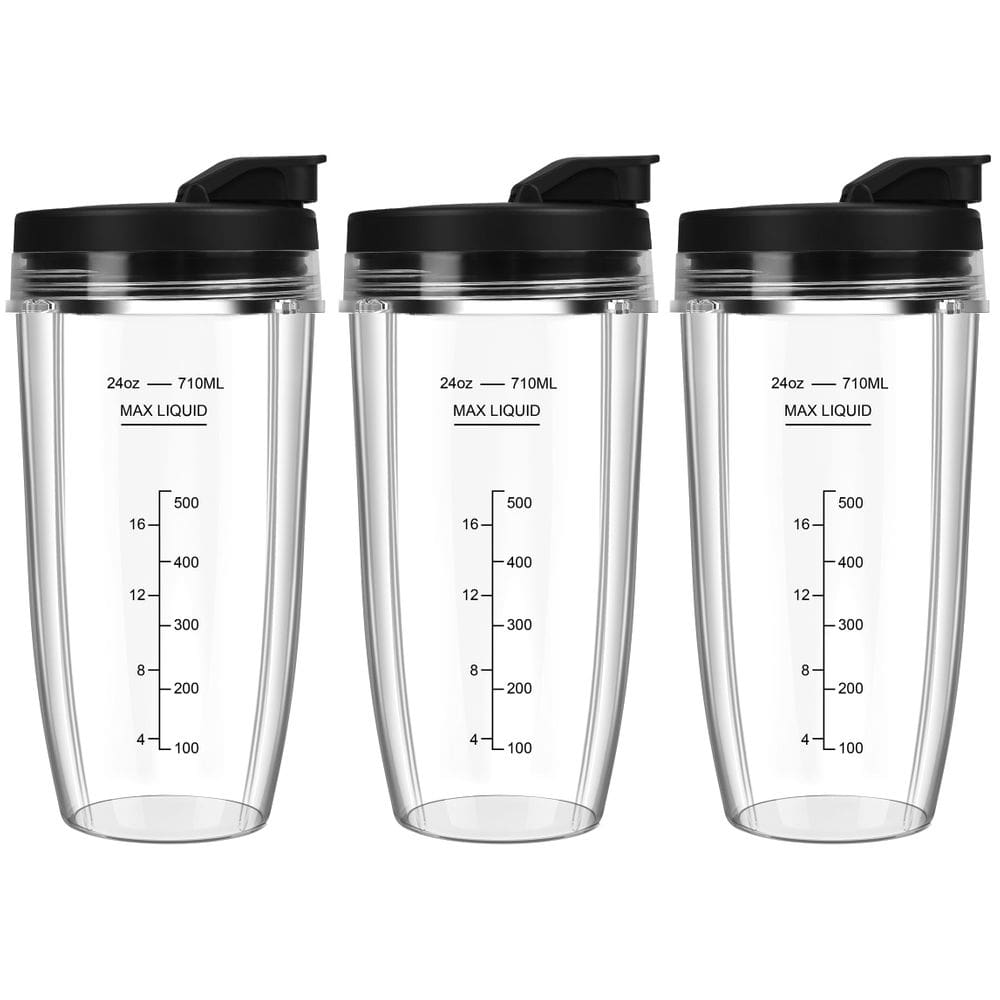 Copos de liquidificador UBYNID de substituição para Ninja 700mL (pacote com 3)
