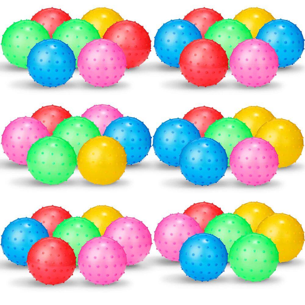 Bola sensorial Knobby Balls Jerify de 36 peças Bouncy Spiky