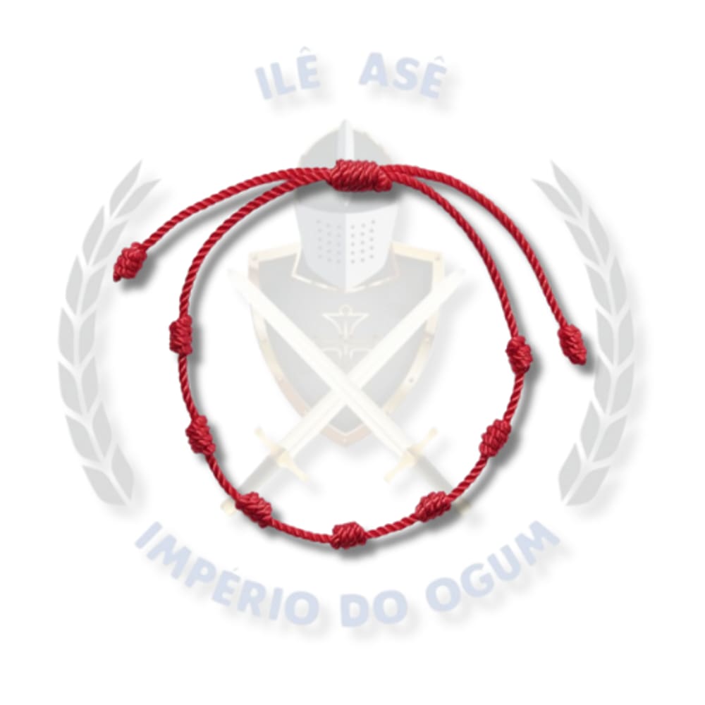 Pulseira 7 Nós Vermelha