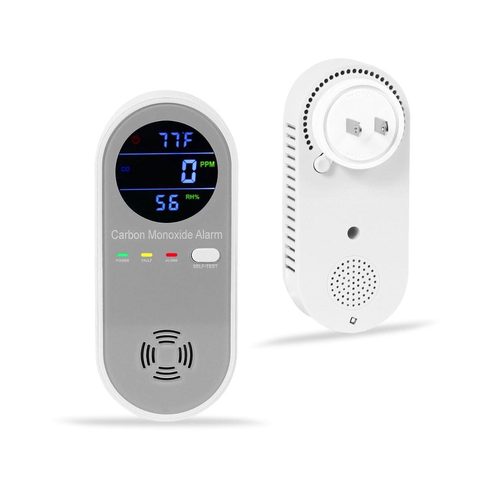 Detector de monóxido de carbono KOABBIT 3 em 1 com display em tempo real