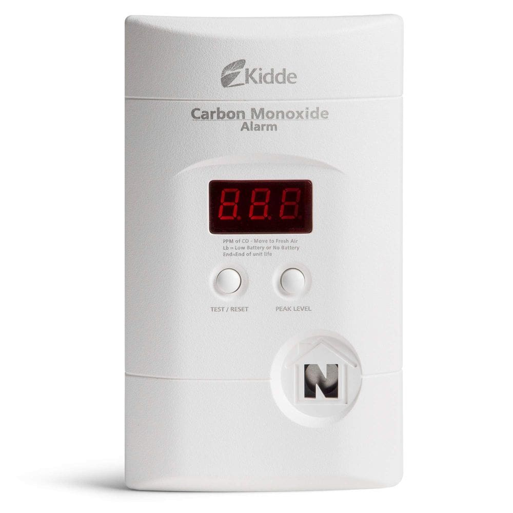 Detector de monóxido de carbono Kidde Plug In Wall com bateria
