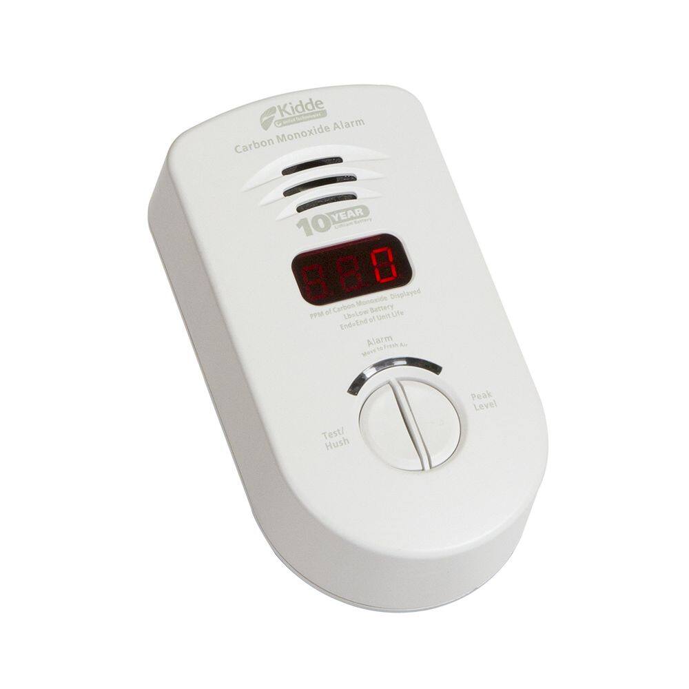 Detector de monóxido de carbono Kidde Plug In Wall com bateria de 10 anos