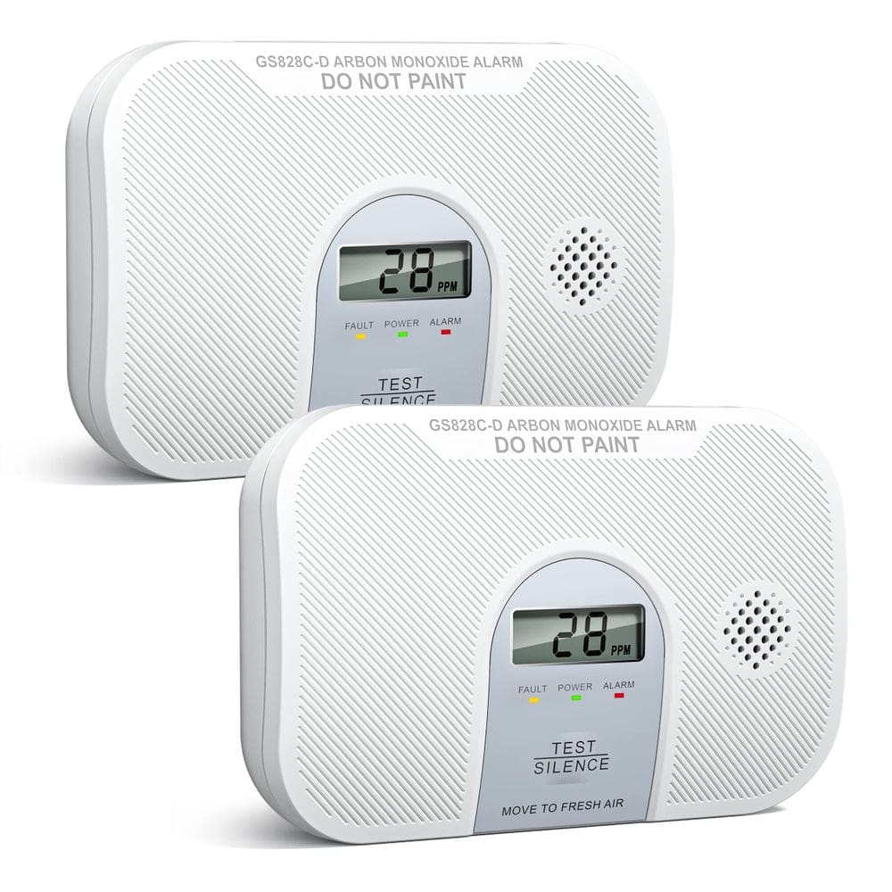 Detector de monóxido de carbono Siterlink GS828C-D 10 Year Life, pacote com 2