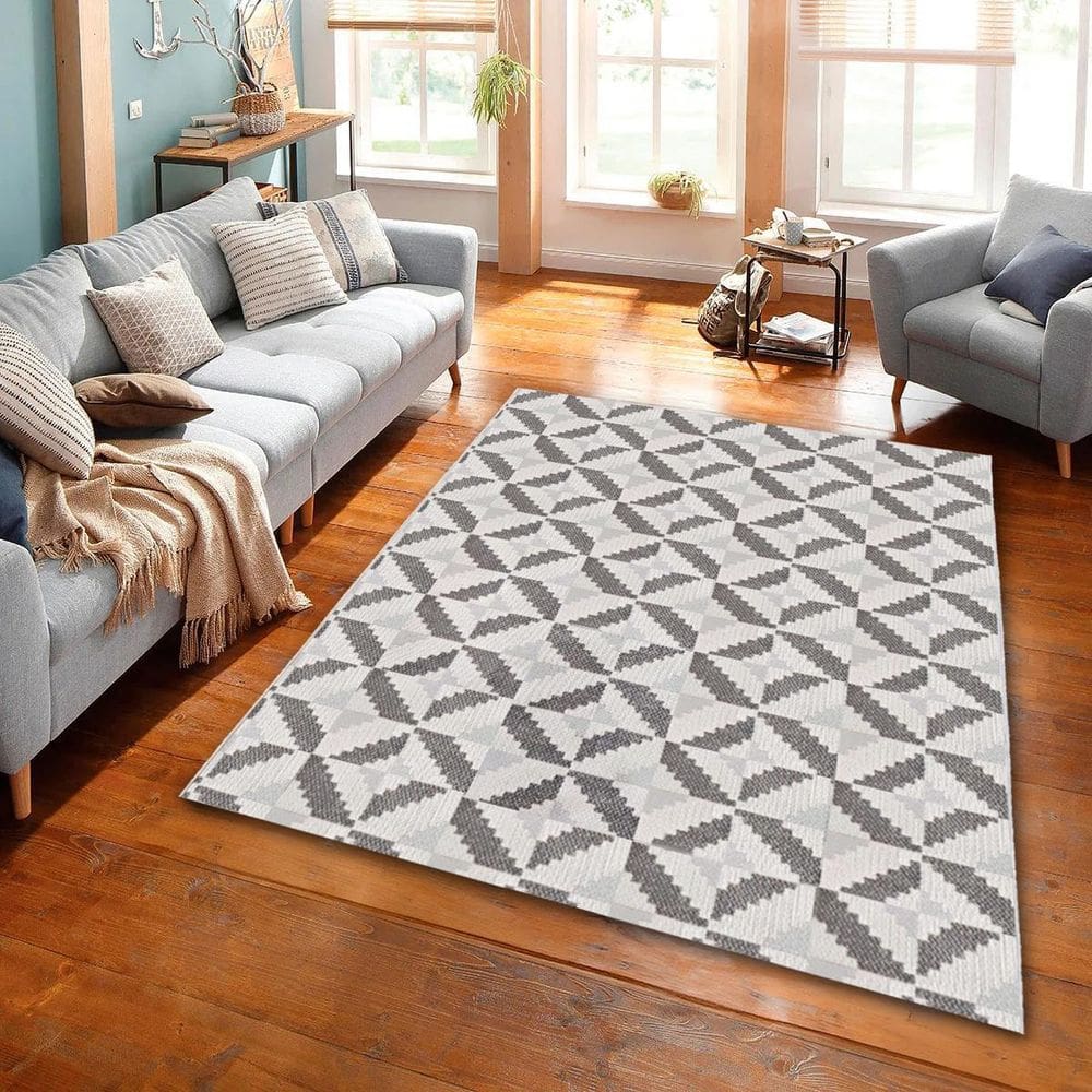 Tapete Sala Top 2,00X2,50 Antider. Slim Porcelanato Grafite