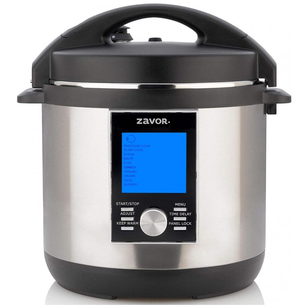 Panela de Pressão Elétrica 6L com 33 Predefinições e Visor LCD, 110V 1300W, Zavor ZSELL02, Prata