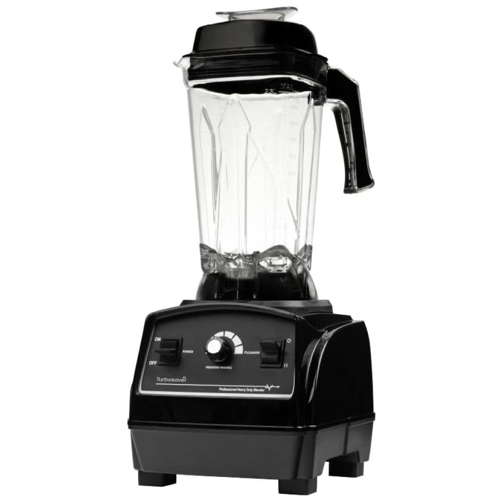 Liquidificador Turbosaver Potente, Jarra Inquebrável de 2,4 litros, Branco e Preto, 1800 Watts