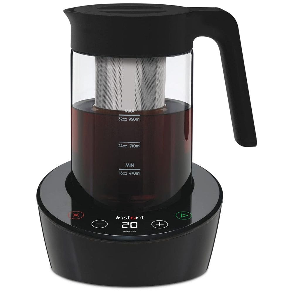 Máquina de Café Cafeteira Elétrica Instant 5 Xícaras, Personalização de Força, Desmontável para Lava-Louças, Preta – 750 W, 0,75 L