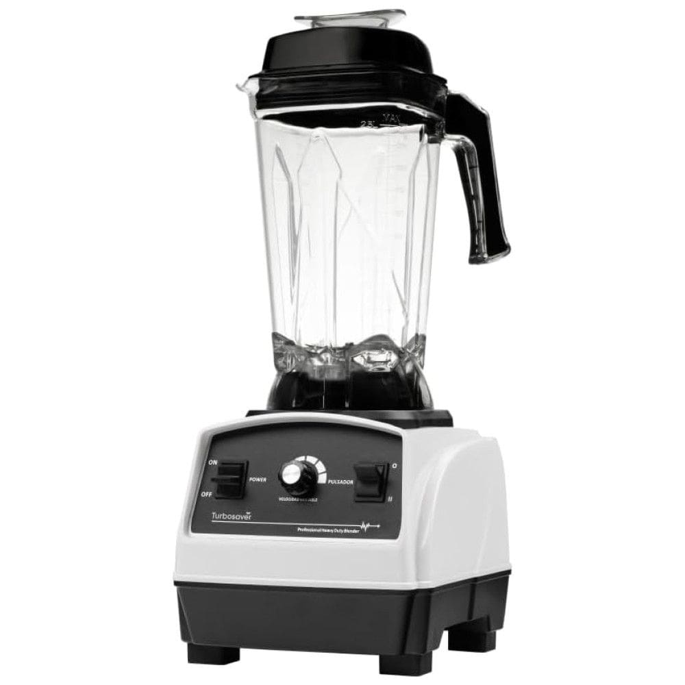 Liquidificador Potente Turbosaver, Jarra Incrível de 2,39 Litros, Branco e Preto. 1800 Watts