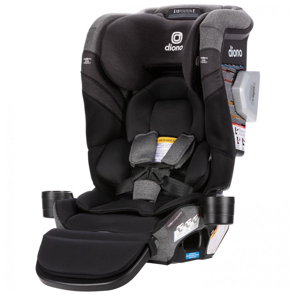 Cadeirinha de Carro Conversível Diono Radian 3RXT SafePlus Max, Segura e Versátil, 10 Anos 1 Cadeirinha, Design Estreito para 3 Cadeiras,