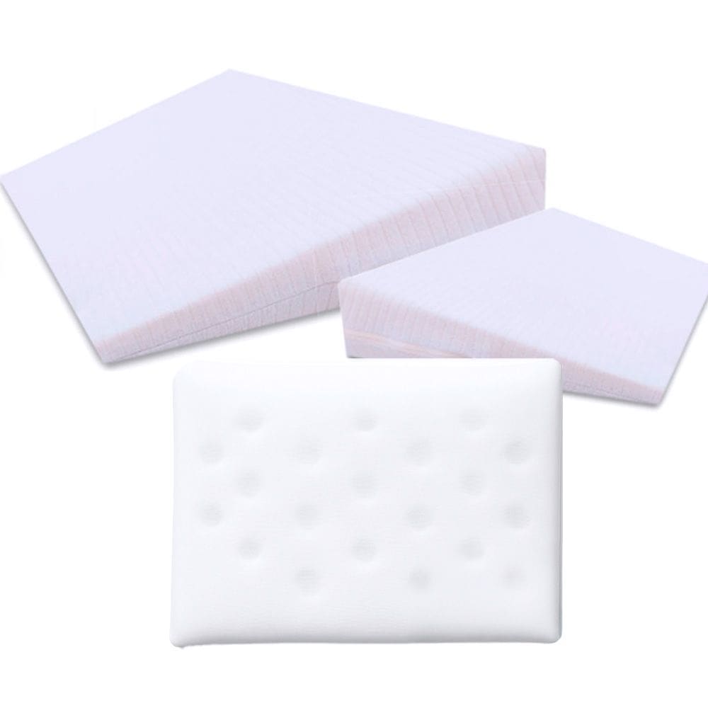 Kit para Bebê Travesseiro Antirrefluxo Rampa Antirrefluxo e Travesseiro