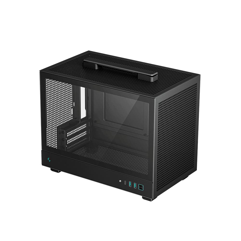 Gabinete Gamer Deepcool CH160 Vidro Temperado Mini ITX Preto