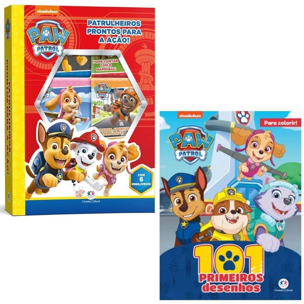 Patrulha Canina - Desenhos E Mini Livros - Ciranda Cultural