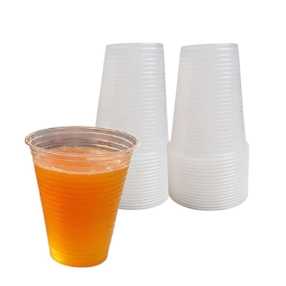 Copo Transparente Plástico Descartável 200Ml C/400Un Festas