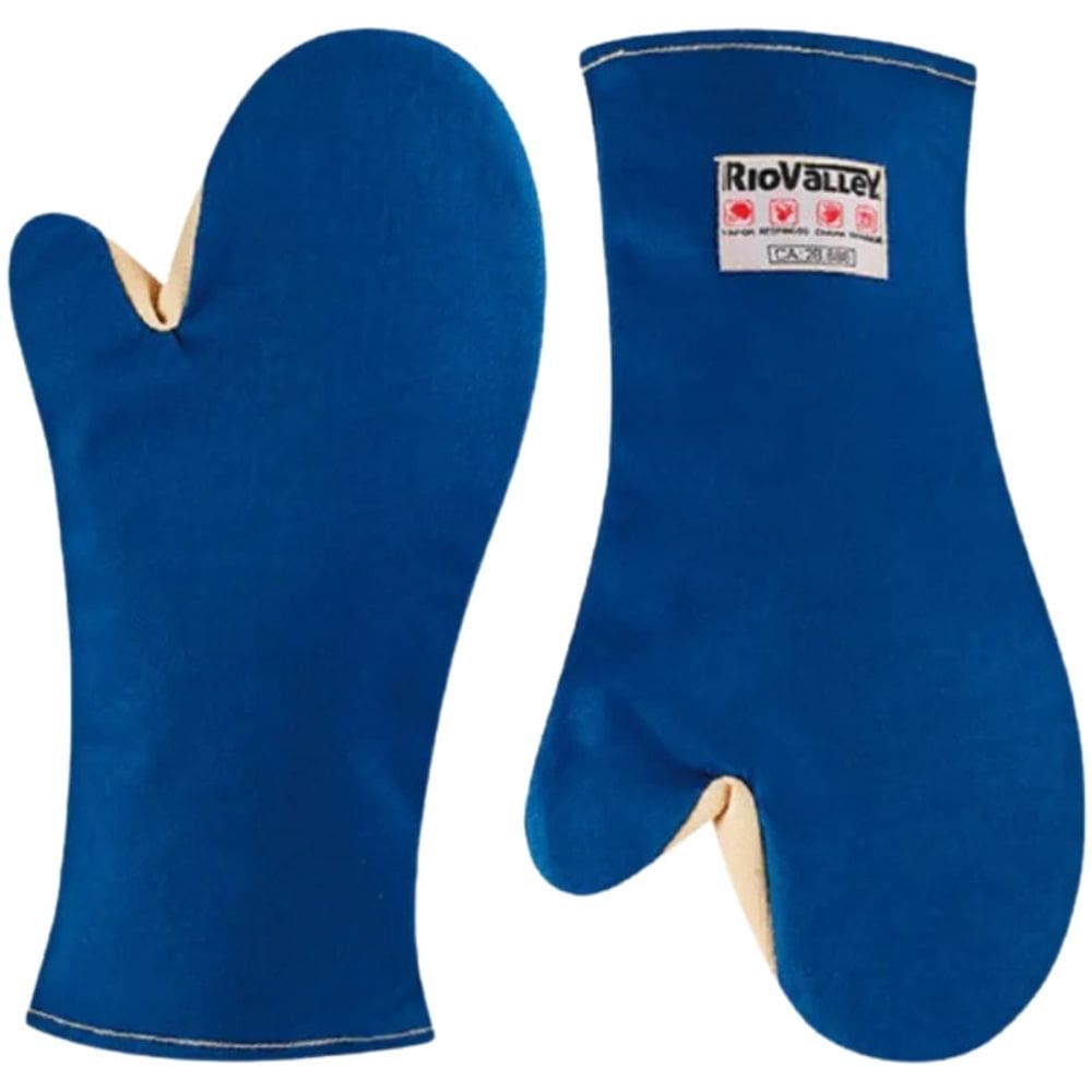 Luva 2 Dedos 35 cm Azul Rio Valley CA 28688