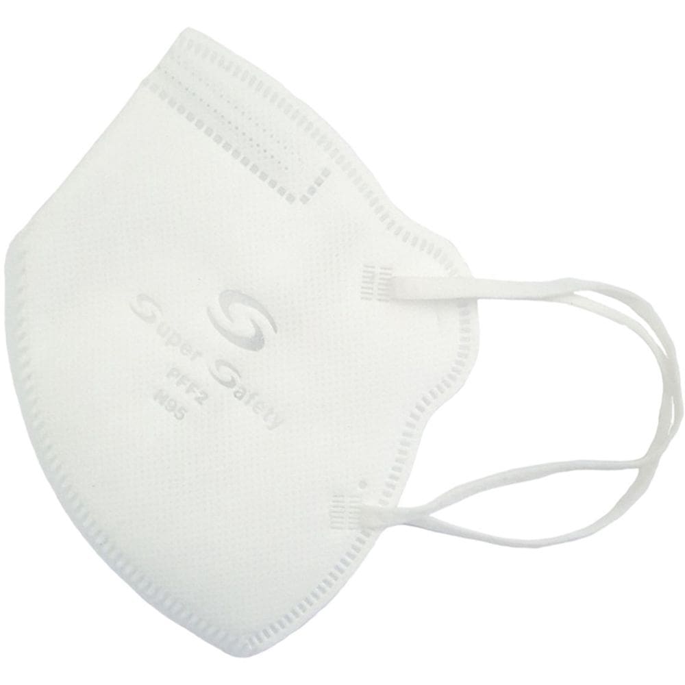 Respirador PFF2 Sem Válvula Branca SUPER SAFETY CA 44241