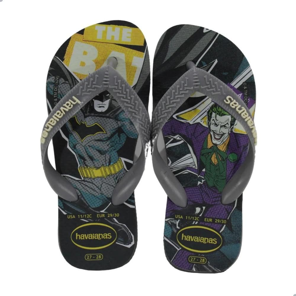 Chinelo Havaianas Kids Top Herois Dc Infantil Menino 7017943