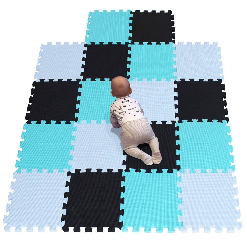 Tapetes de jogo de quebra-cabeça YIMINYUER 18 ladrilhos de 30 cm x 30 cm x 1 cm cada
