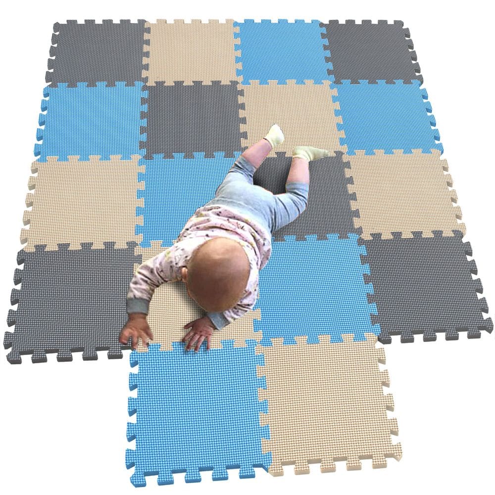 Puzzle Play Mat MQIAOHAM 18 peças para bebês e crianças