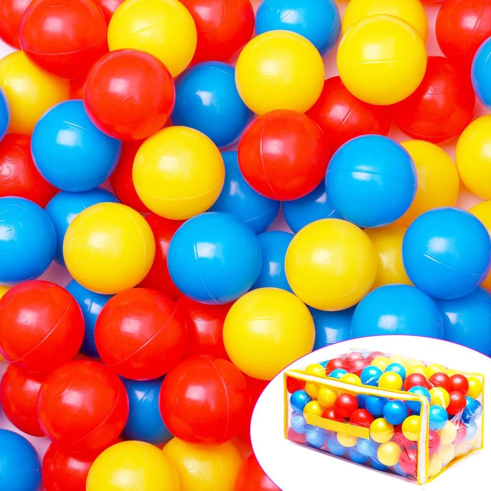 Ball Pit Balls Vanland para bebês e crianças pequenas com bolsa de armazenamento