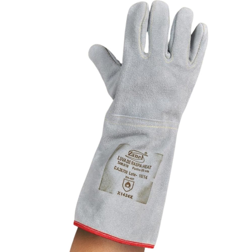 Luva Heat Raspa Punho 30cm Zanel Forro Total GO150 CA 28750