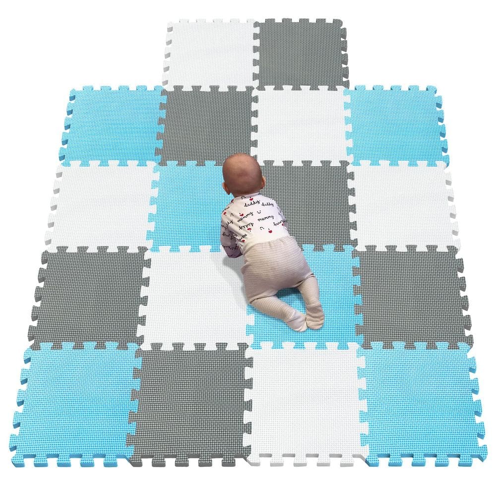 Tapetes de jogo de quebra-cabeça YIMINYUER 18 ladrilhos de 30 cm x 30 cm x 1 cm cada