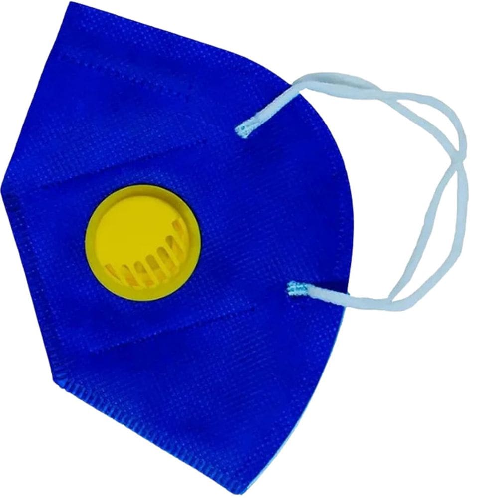 Respirador PFF2 com válvula azul Super Safety CA 44595
