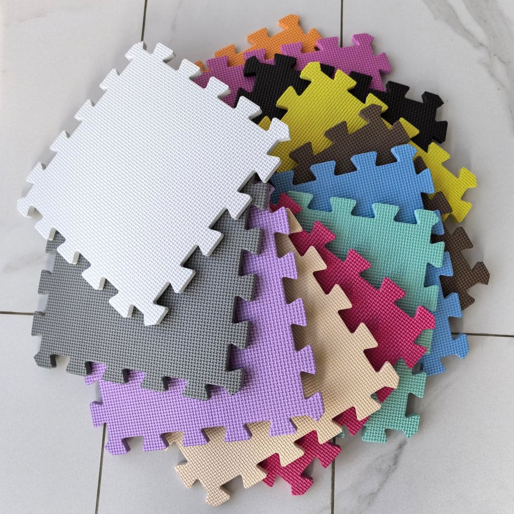Foam Play Mat MQIAOHAM, quebra-cabeça de 18 peças para bebês e crianças