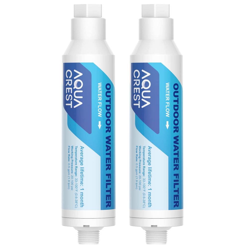 Filtro de água AQUACREST Inline para lavagem de carros, limpeza de janelas