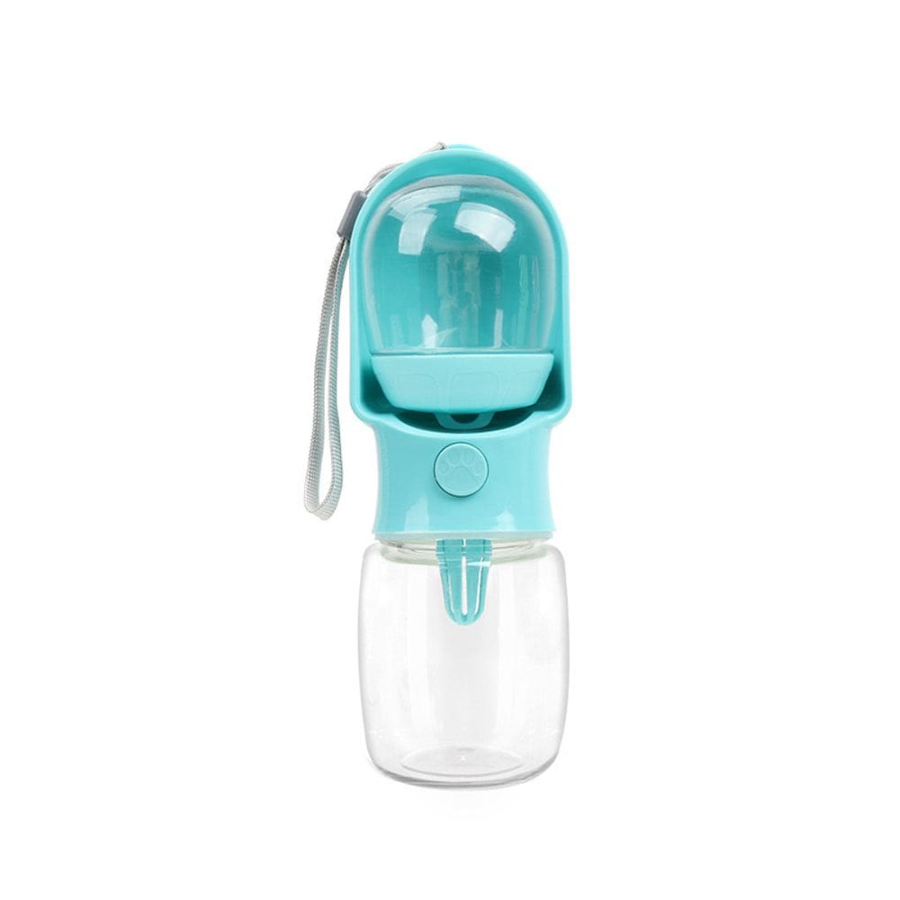 Garrafa de água para cães e gatos para viagens ao ar livre portáteis de 320 ml