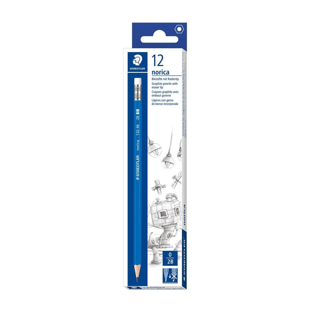 Lápis Staedtler Norica HB 2mm Lead com borracha