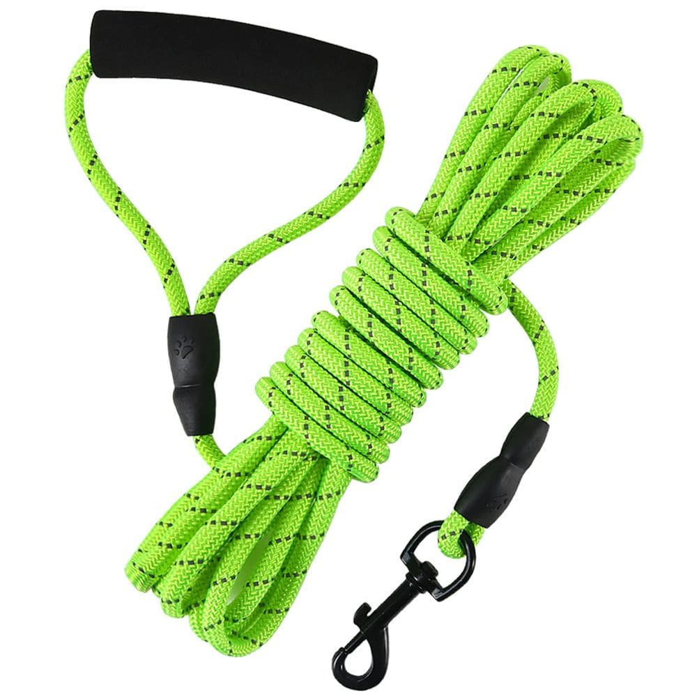 Coleira para cães Vivifying Floating Long 6m verde reflexivo