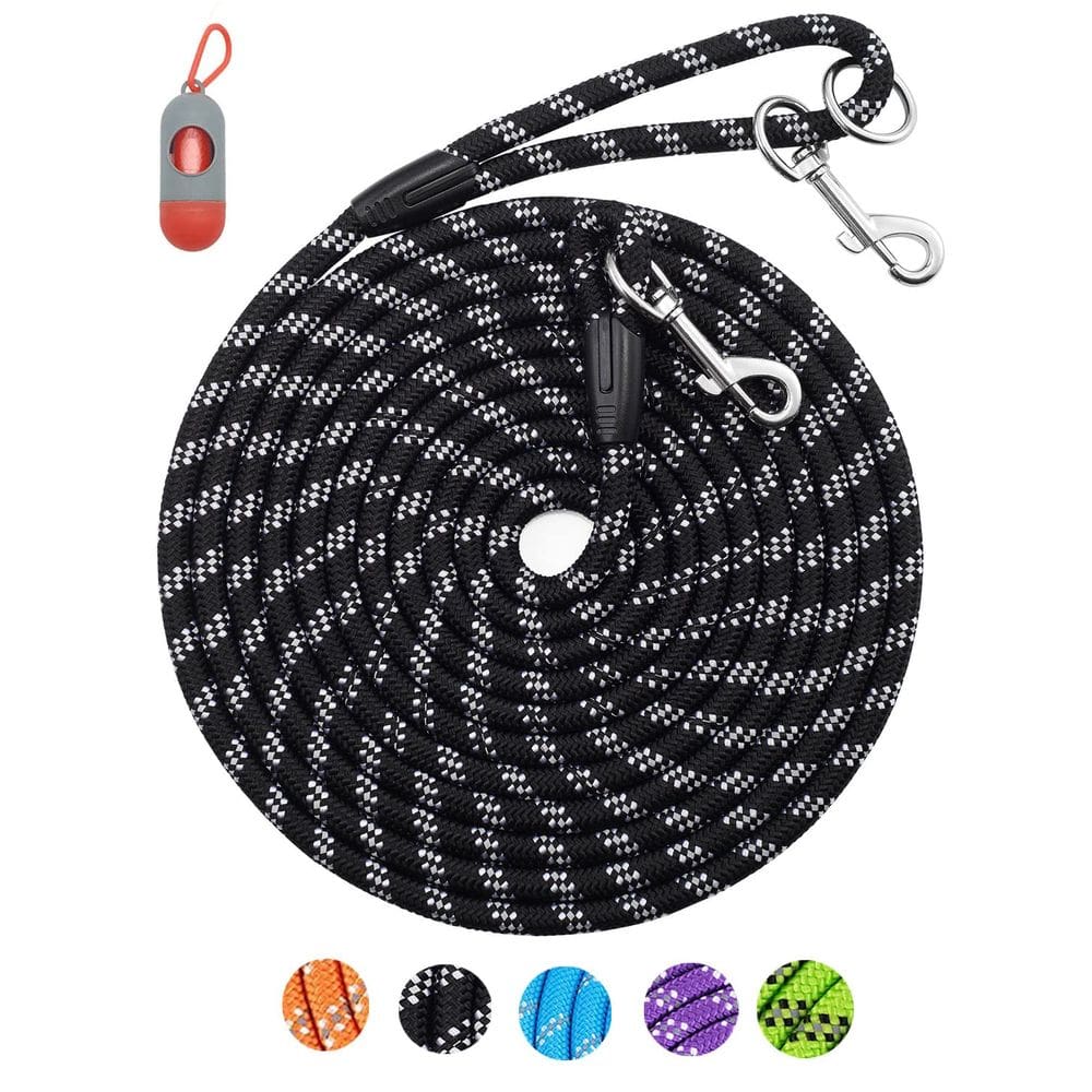 Dog Leash Lanwandeng Reflective Threads Rope Check Cord