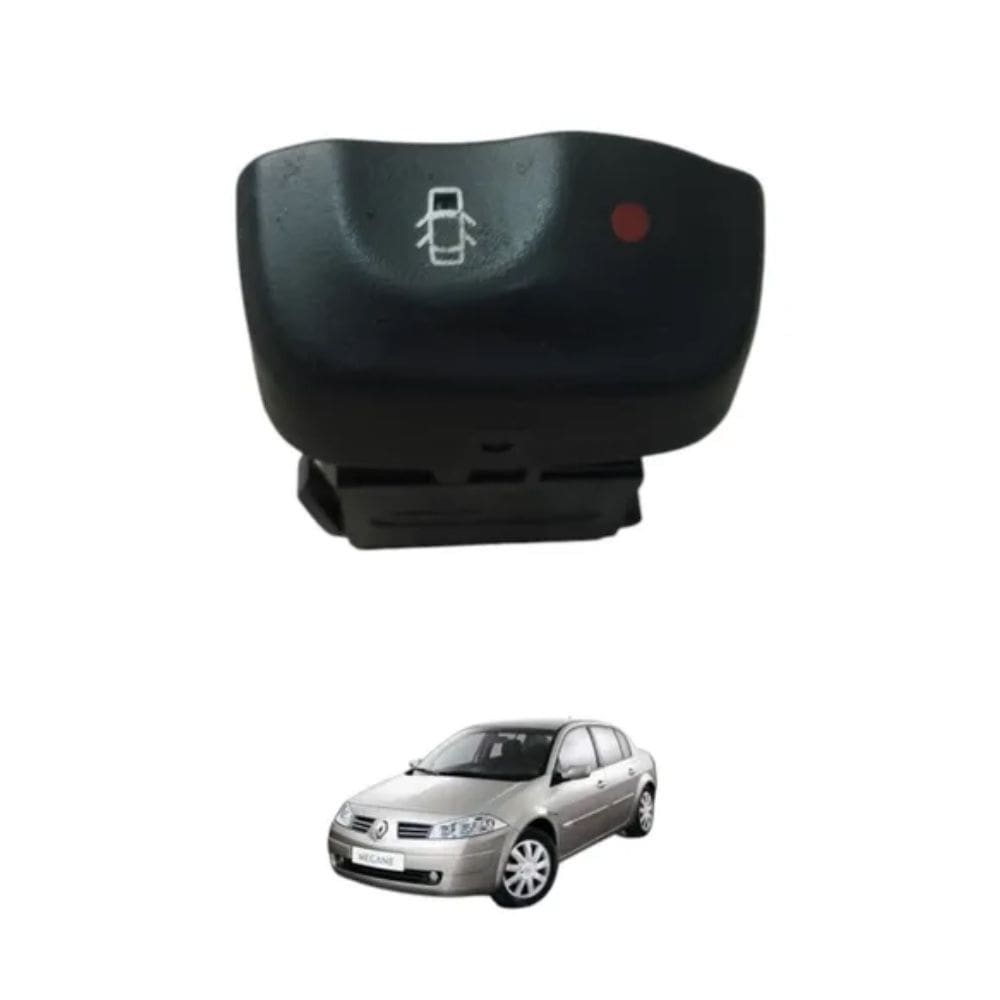 Botão Trava Porta Elétrica Renault Megane 2000/2010 841242B