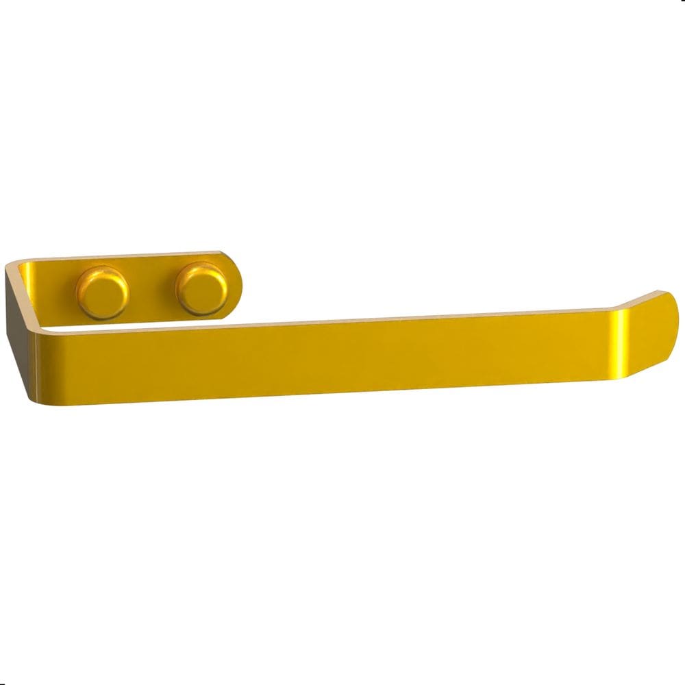 Porta Papel Higiênico De Parede Banheiro Dourado FS Plus